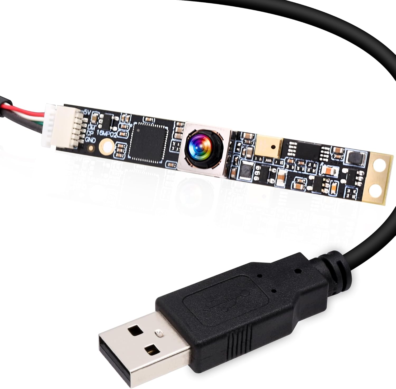 Webcamera_usb 16mp Autofocus USB Camera Module with Microphone for Computer Mini Lightburn Camera Micro USB Security PC Camera CCTV Video Laser Engraver Webcam Board (100degree no distortion lens)