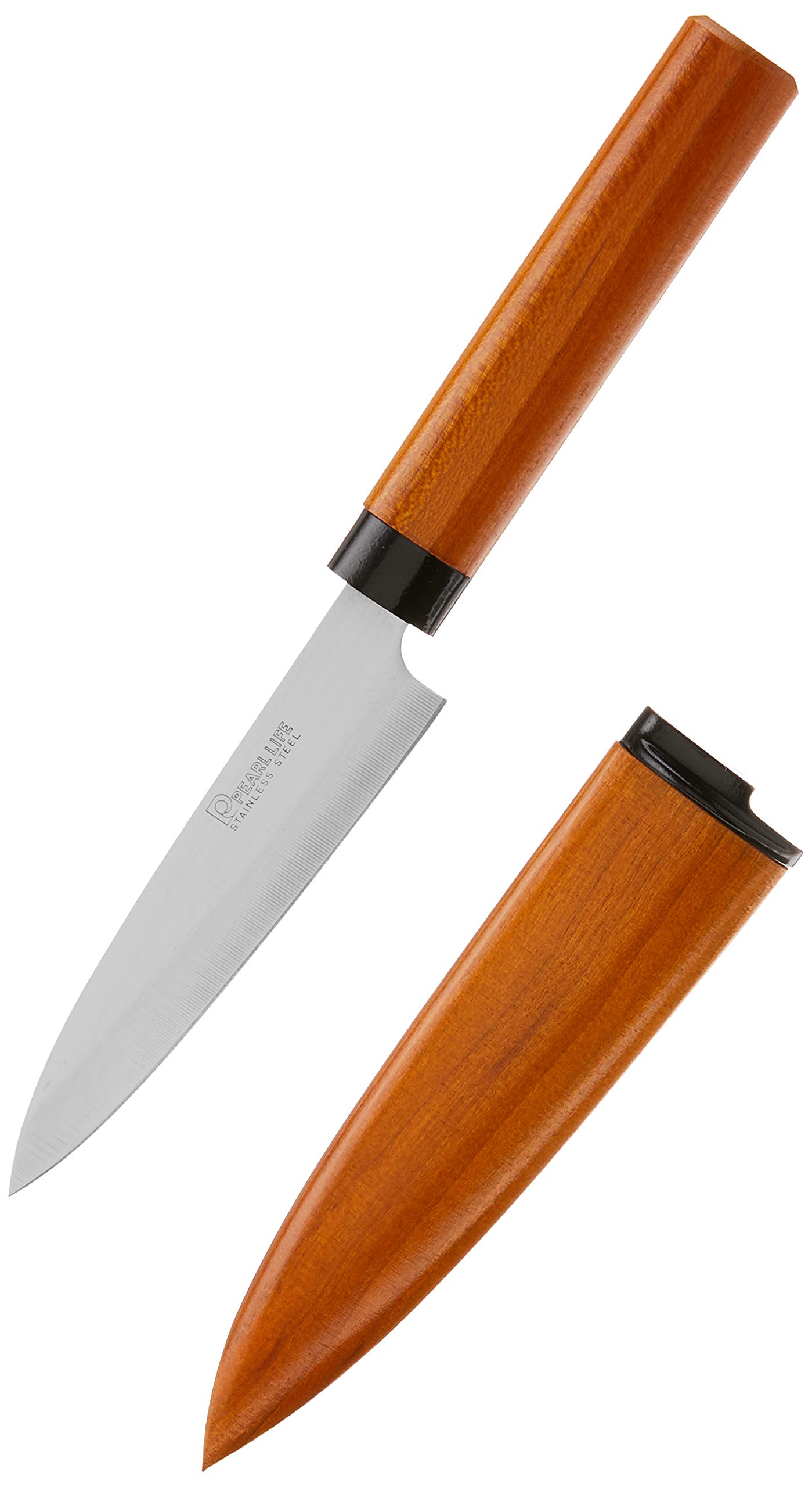 Amazon｜パール金属 ENJOY KITCHEN 木製 サヤ付ナイフ 【日本製