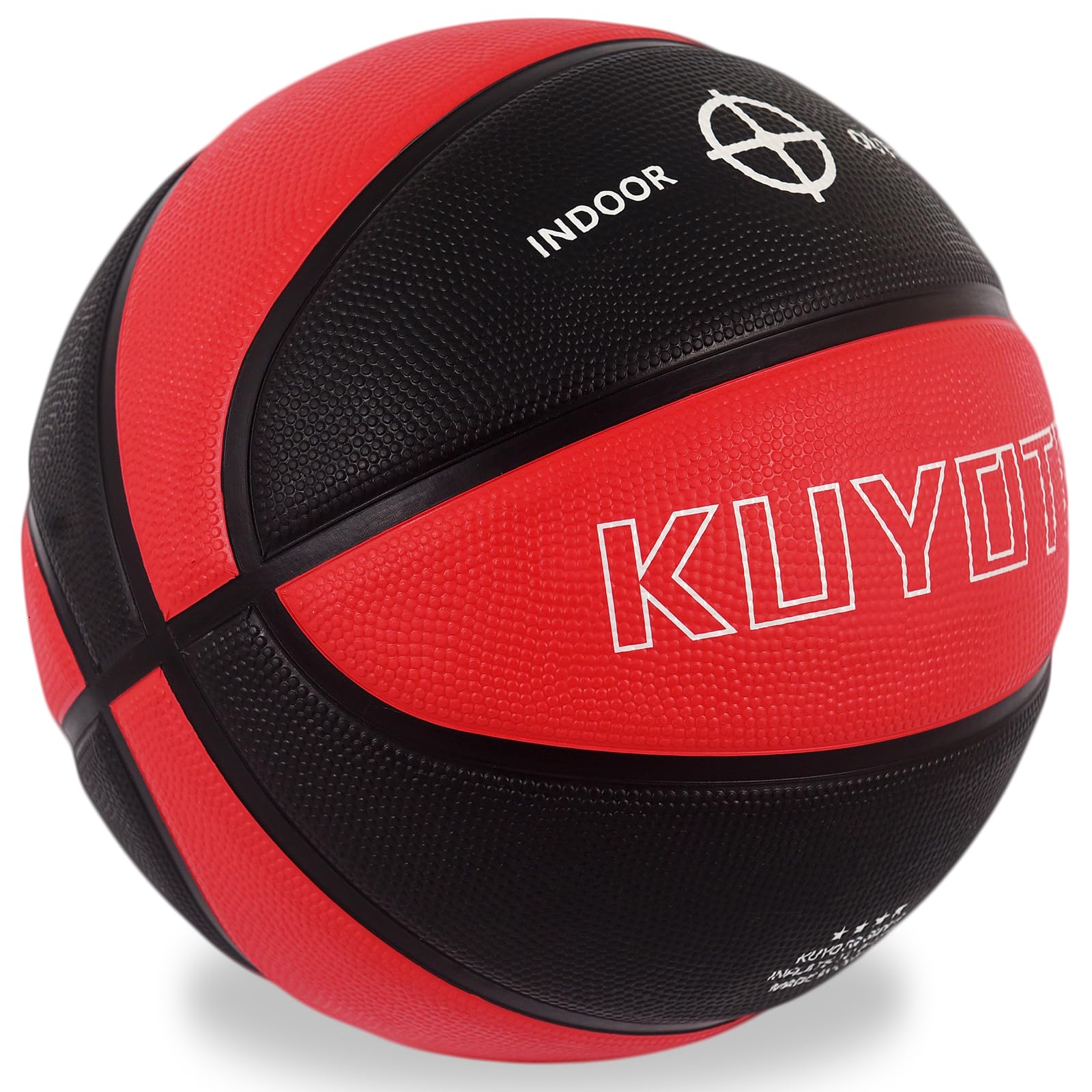 KUYOTQ Kids Toddler Youth Adult Size 3/4/5/6/7 Basketball 22/25.5/27.5/28.5/29.5" Thickened Rubber or Faux Leather Indoor Outdoor Basketball for Boys Girls Womens Mens Basket Ball Gifts