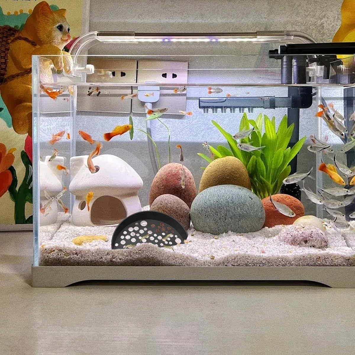 Décoration D'aquarium - Courbe Naturelle Imprimée En 3D Sous