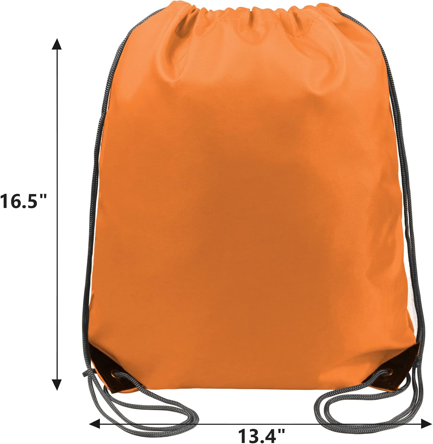 20 Pieces Orange-String-Bag-Pack-Bulk Durable Cinch Gym Sacks Backpacks Large Size for Sports Storage Travel Pull String Sackpack for Girls Boys: Clothing, Shoes & Jewelry