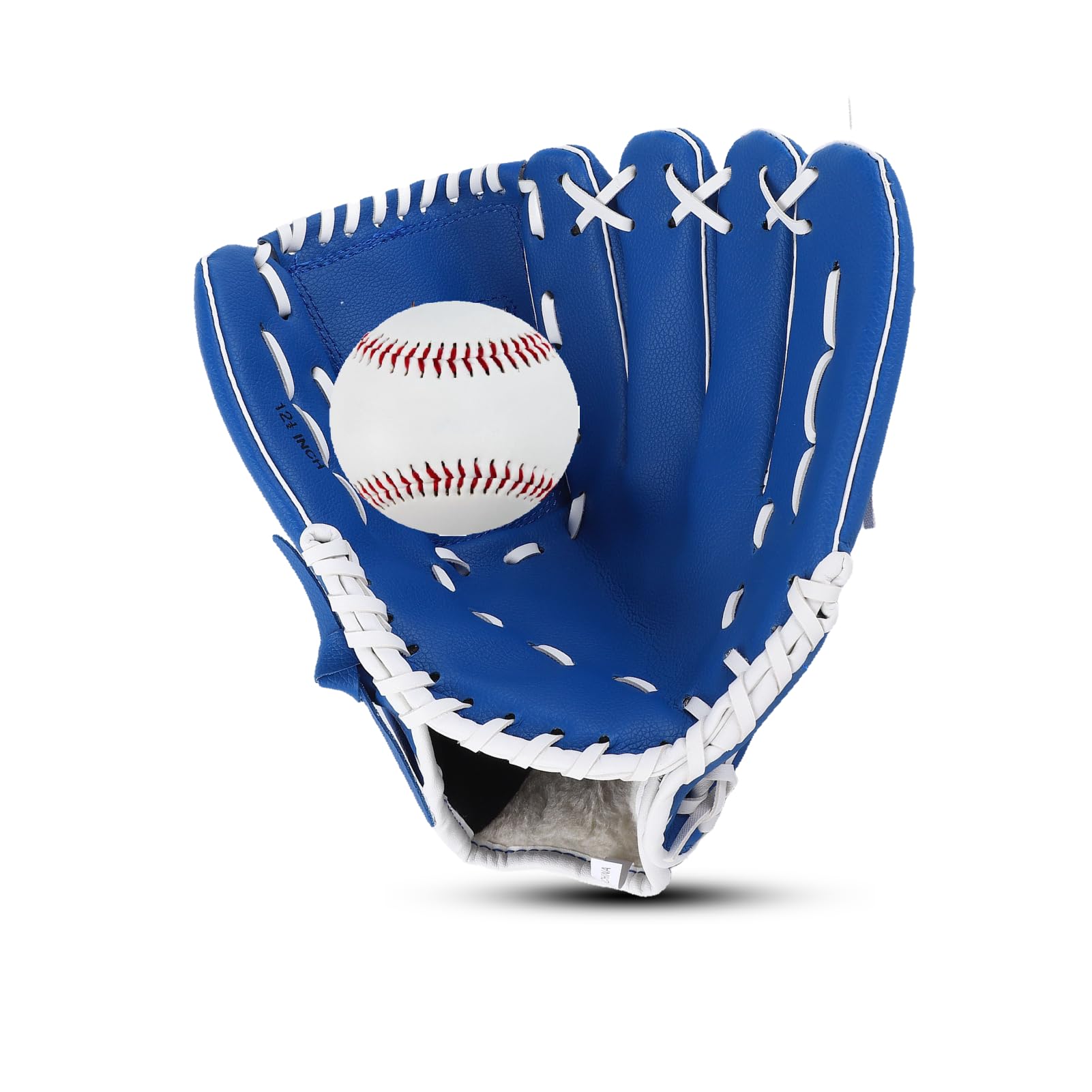HERCHR Gant De Baseball, Gant De Baseball Softball 12,5 Pouces Gant De Baseball Confortable pour L'entraînement des Jeunes Enfants Et Les Débutants