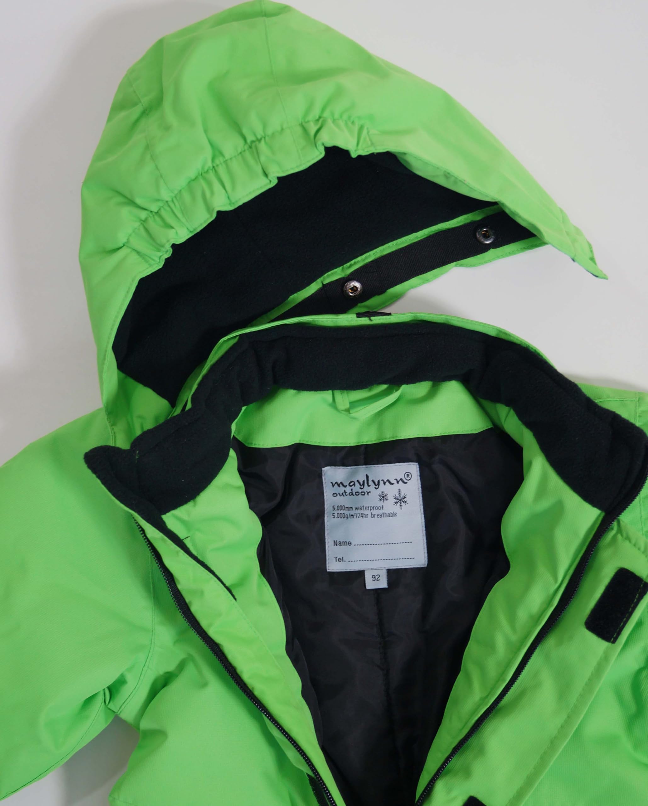 Maylynn Mini Baby Softshell Schneeanzug Schneeoverall grün