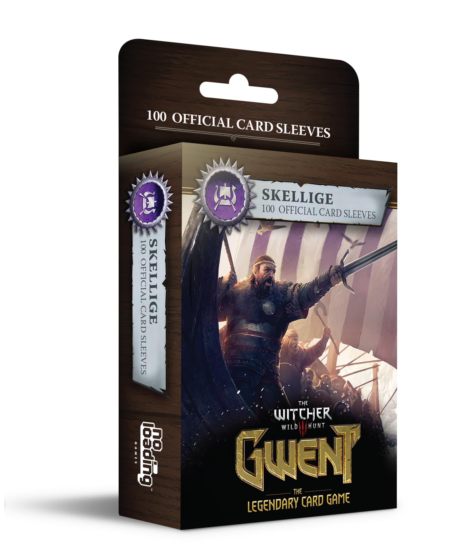 No Loading Games, Gwent Art Sleeves - Skellige, Contains 100 Art Sleeves, Standard Size