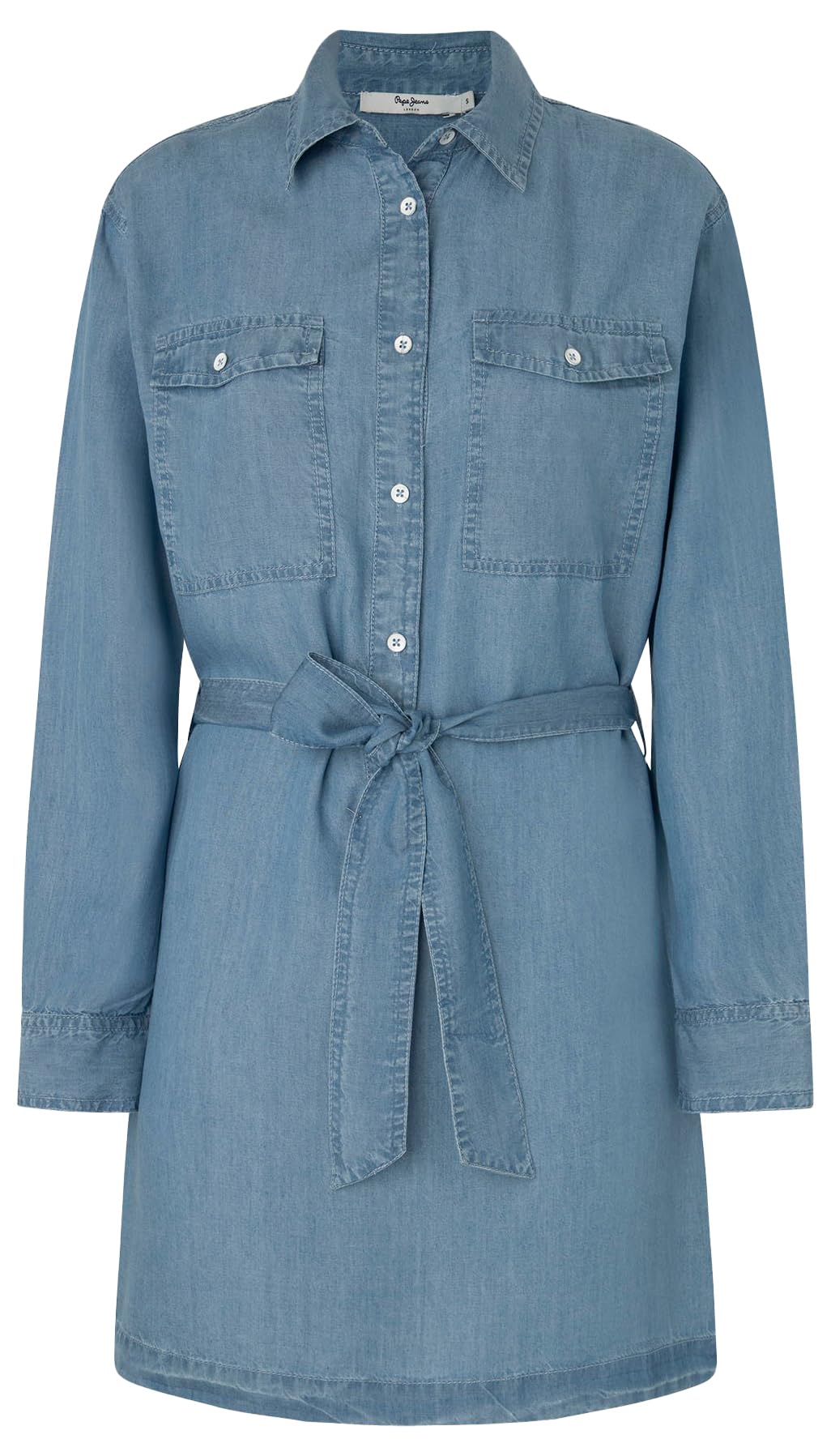 Pepe Jeans Erine, Vestito Donna, Blu (Blue),S - 4