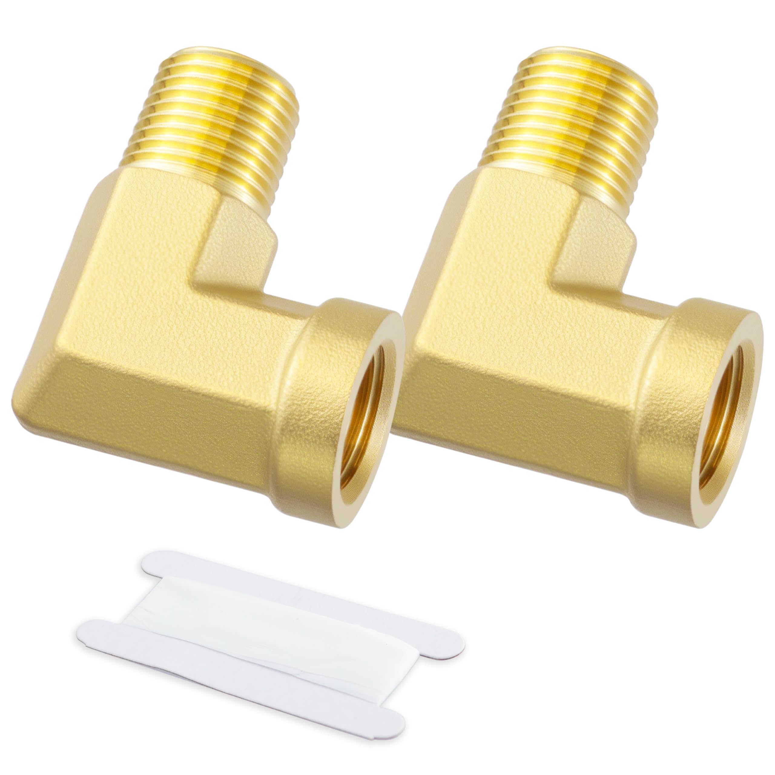 Raccord en laiton 3/8 NPT idéal pour rénover la plomberie de la cuisine ou atelier
