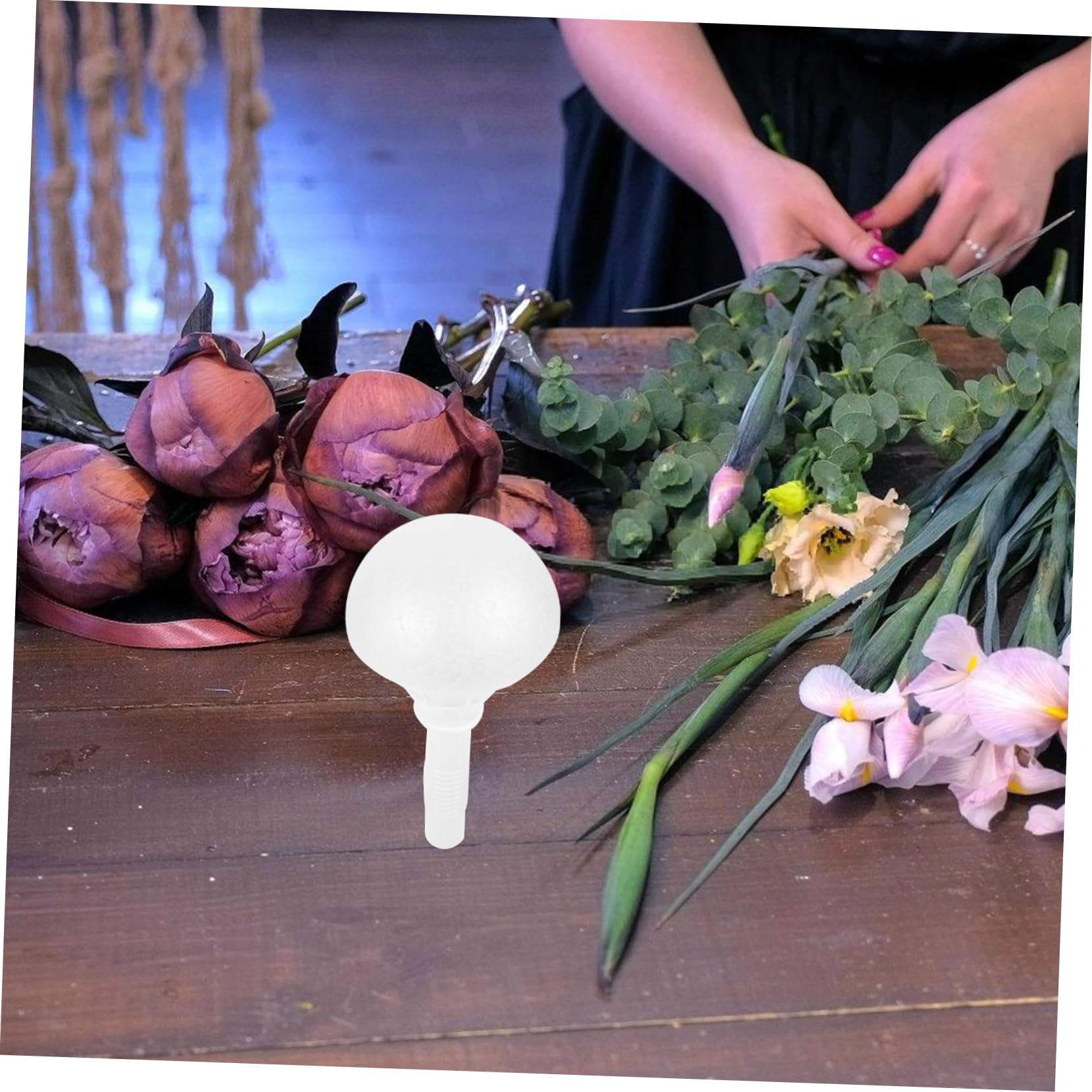 8juegos Soporte Floral Para Ramos De Novia Mango Para Decoración De Bodas Fácil De Personalizar y Usar