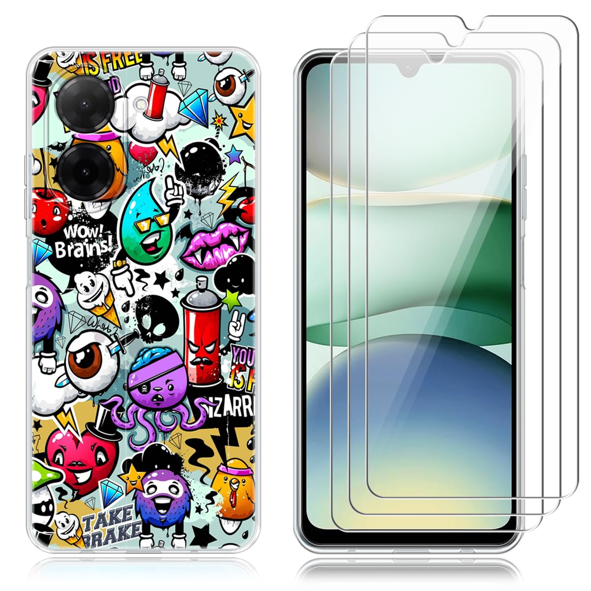 Coque Pour Xiaomi Redmi A5 4G EU Version(Pas Pour 5G/4G Global Version) Avec 1