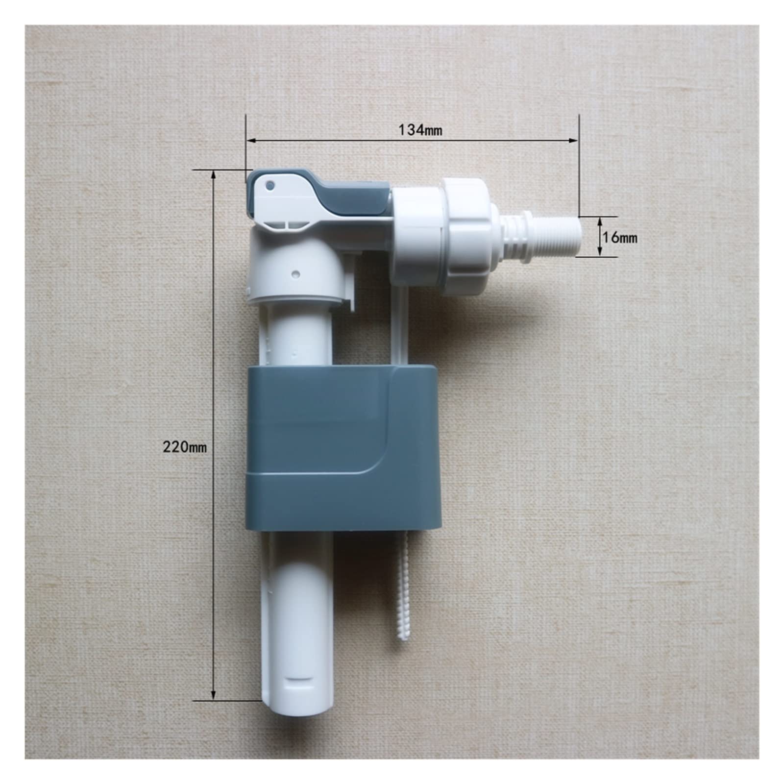 Válvula de entrada de tanque de agua G3/8 para inodoros colgantes de pared, kit de válvula de entrada de agua montada en la pared duradera