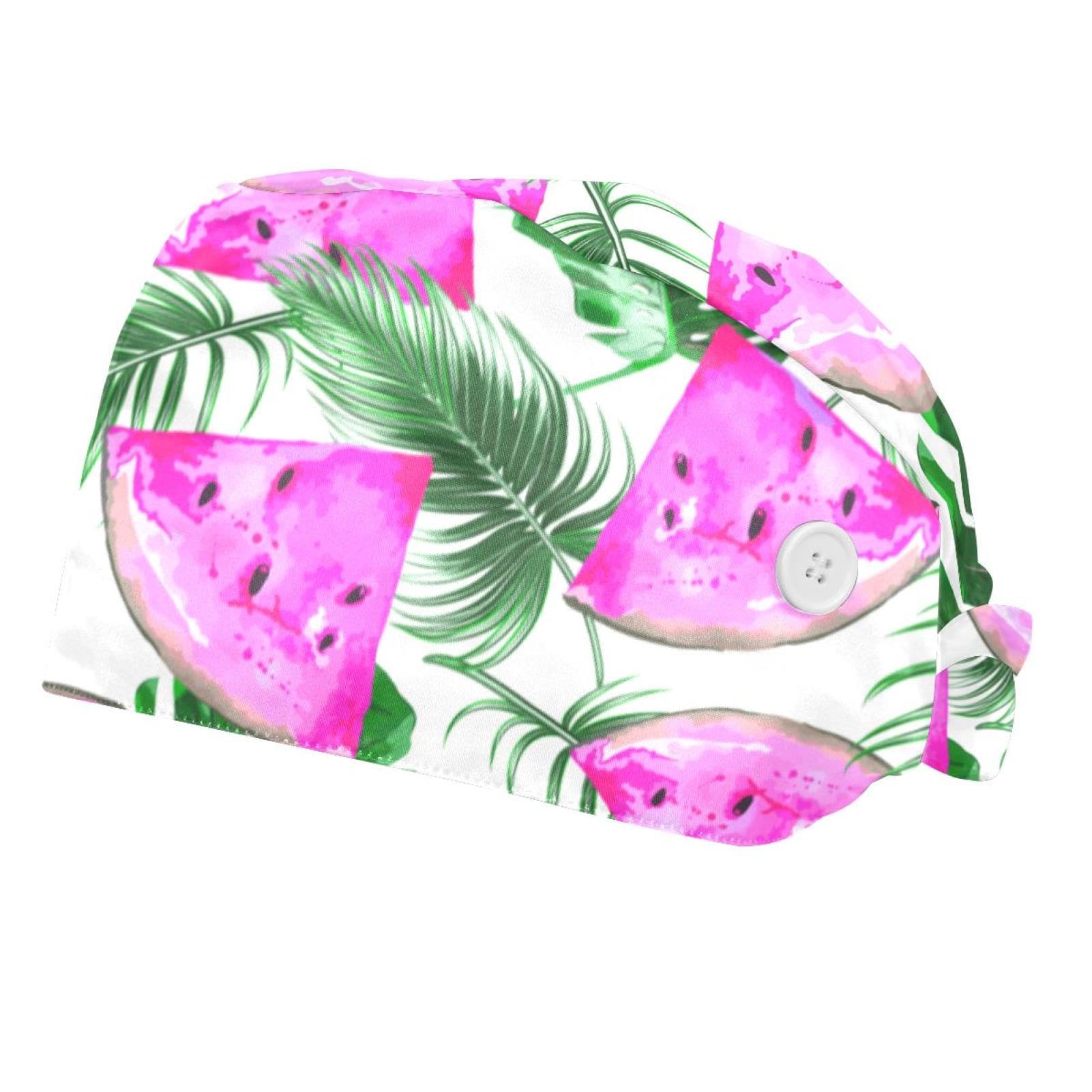 Chapeaux de travail pastèques VERED x2 réglables avec bandeau absorbant