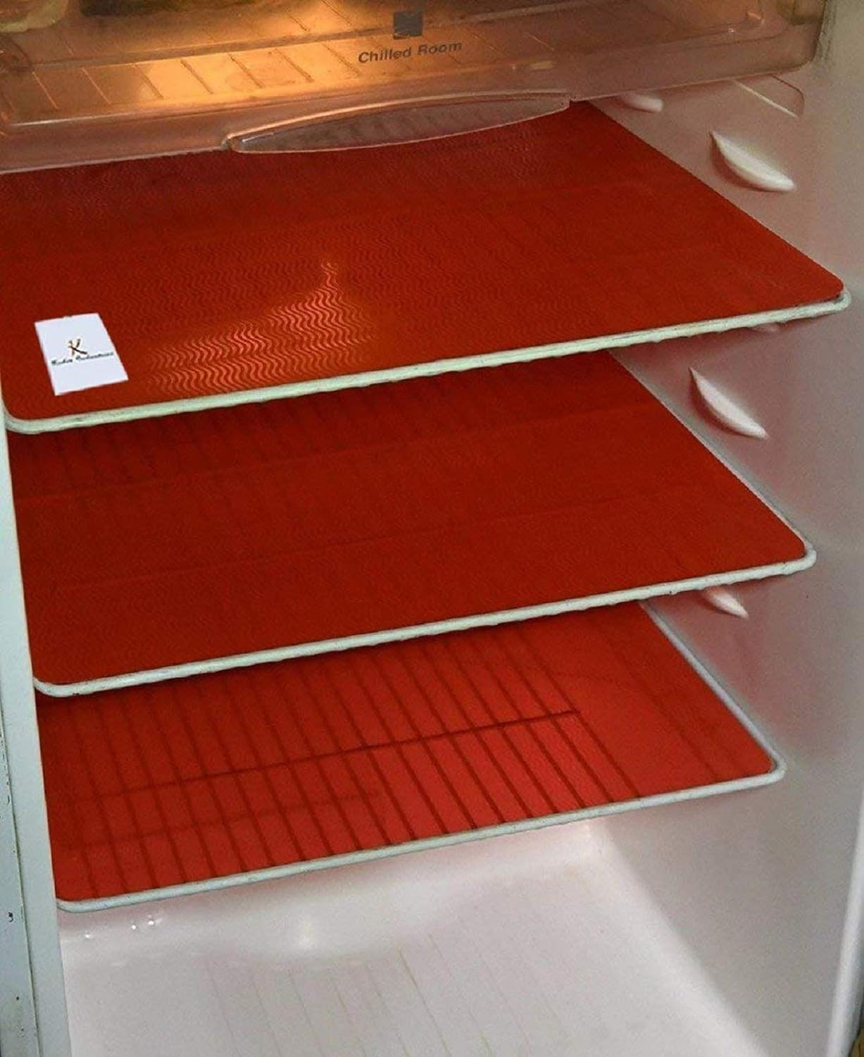 Kuber Industries PVC 6 Piece Refrigerator Drawer Mat Set -(Red) (B079T5WGVC) Amazon Price History, Amazon Price Tracker