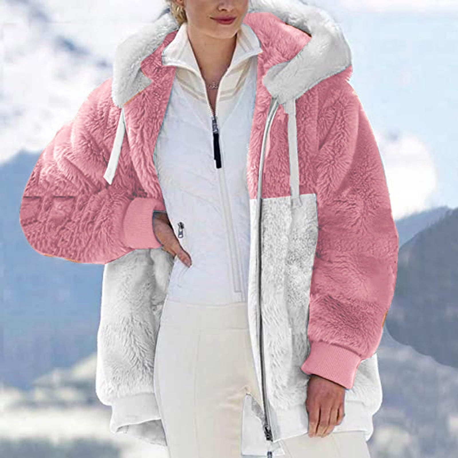Chaqueta de entretiempo para mujer, elegante y cálida, chaqueta deportiva