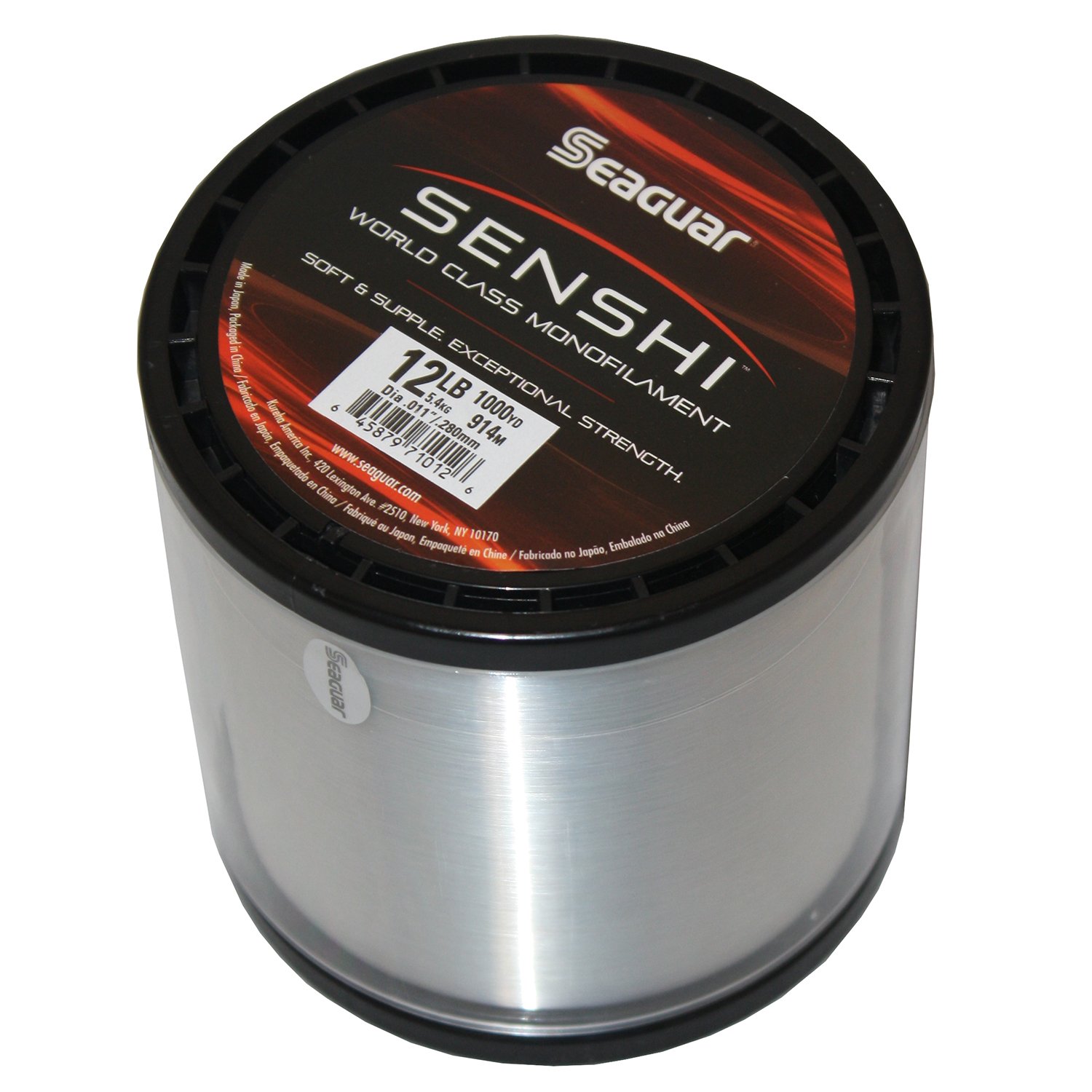 Seaguar Senshi Nylon 1000 Yards Clear/Fluorescent Monofilament Line (4 -Pounds)
