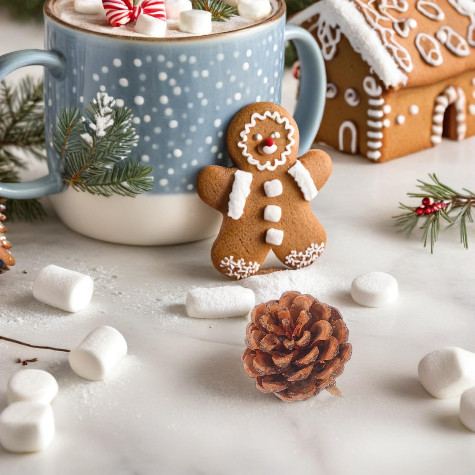 IMIKEYA 130 Piezas de Piñas Pequeñas Auténticas para Decorar Mesas de Centro y Manualidades Estilo Rústico para Navidad y Acción de Gracias