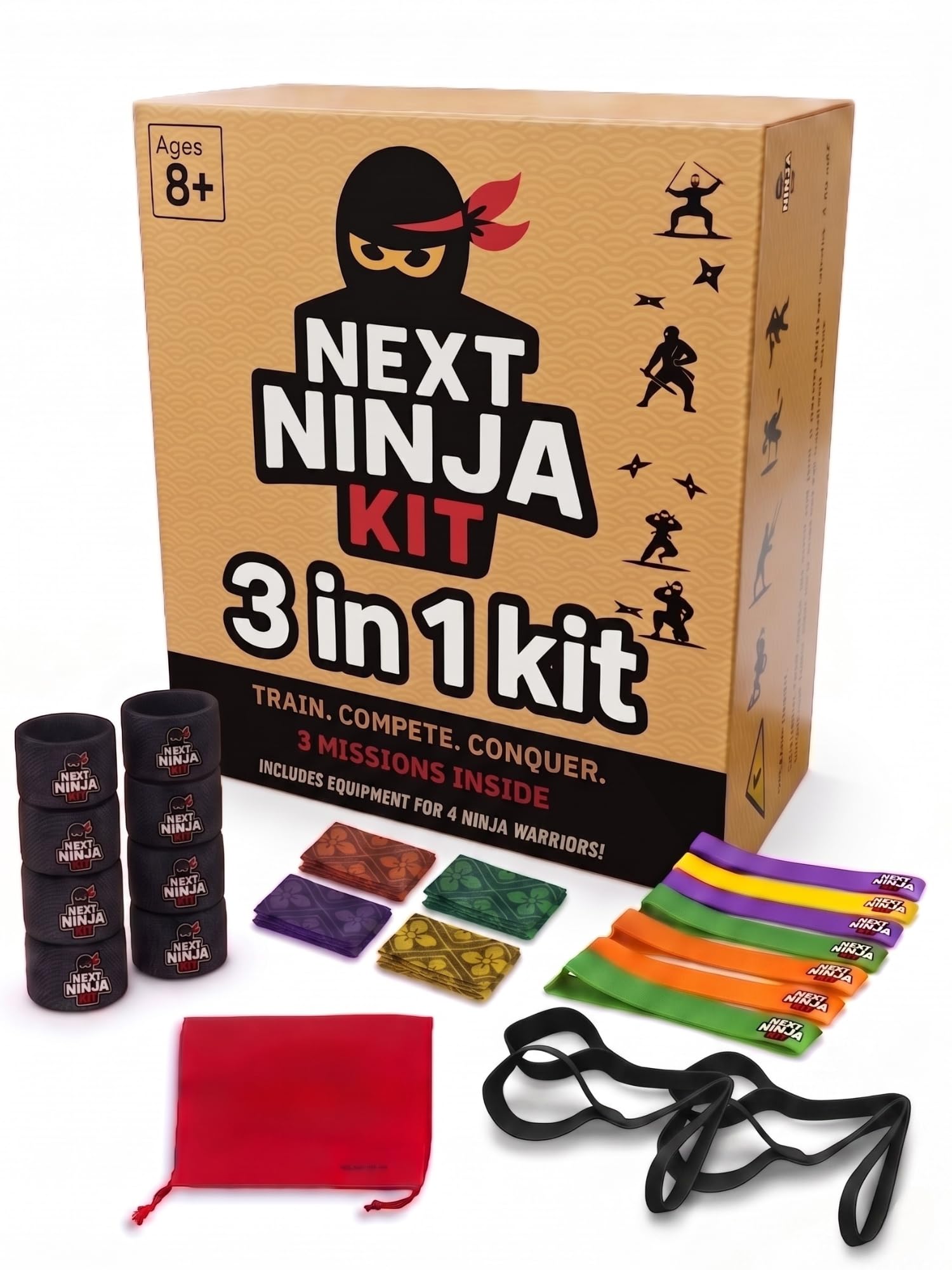 �️3-in-1 Kids Ninja Ribbon Challenge Game — toys & kids deal