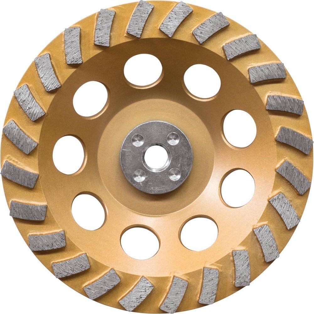 Makita A-96425 24 Segment Turbo Anti-Vibration Diamond Cup Wheel, 7