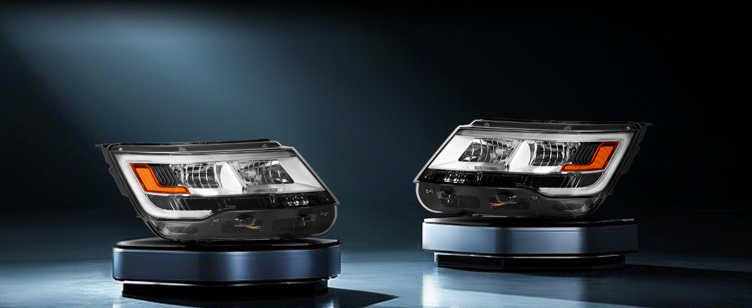 Amazon.com: SOCKIR LED DRL Headlight Assembly Fit for 16-19 Ford