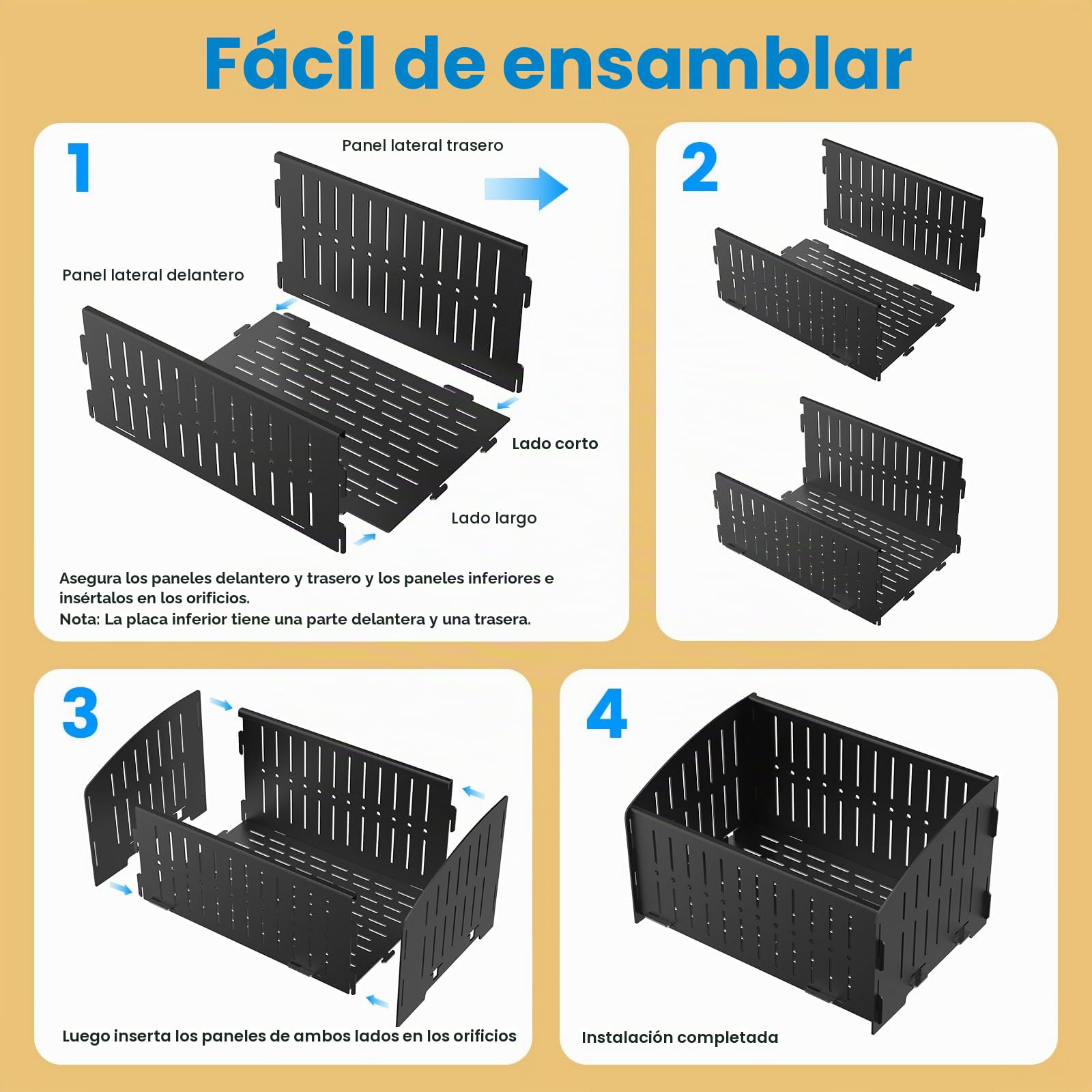 johgee Cesta de pellets, 29 × 20 × 17 cm Cesta portátil de pellets para chimeneas y estufas