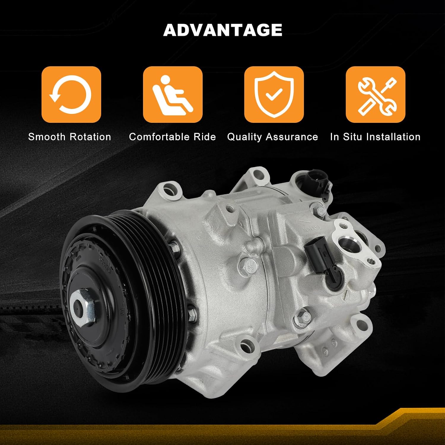 A/C Air Conditioner Compressor Clutch for Toyota Camry 2.5L for Toyota RAV4 2.5L 2009-2017