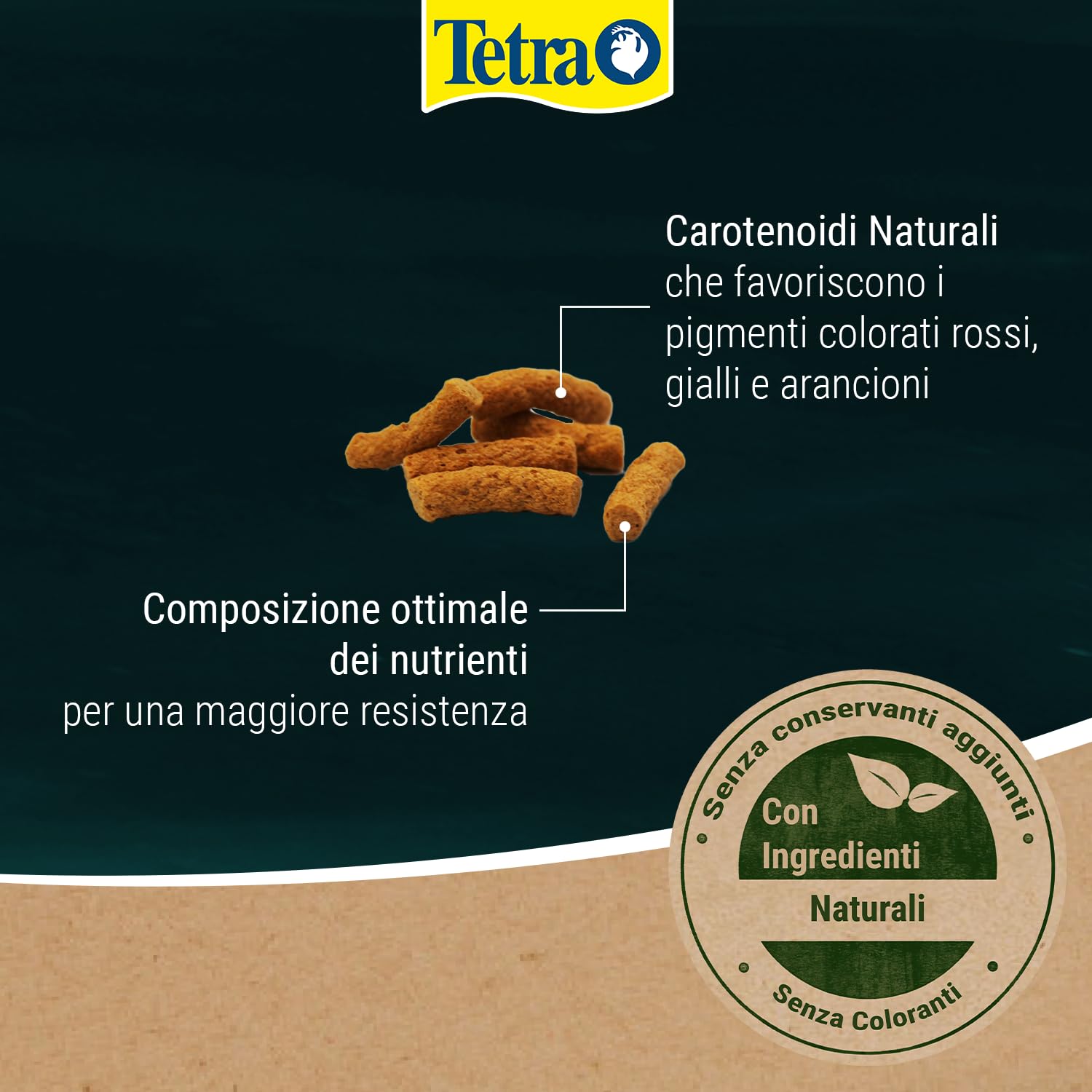 Tetra Pond Colour Sticks -Mangime Completo Galleggiante per Pesci del laghetto dai Colori Brillanti 1 L