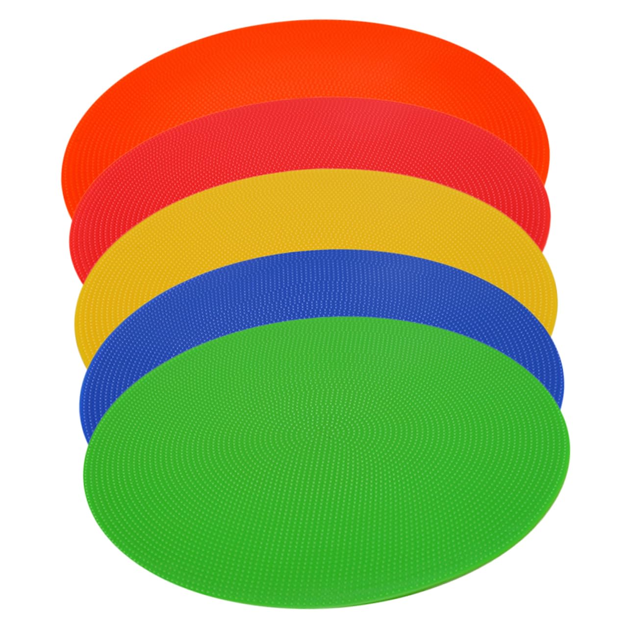 NULYLU 5pcs Football Training Spot Markers Non-Slip Soccer Training Equipment Multi-Function Soccer Signs for