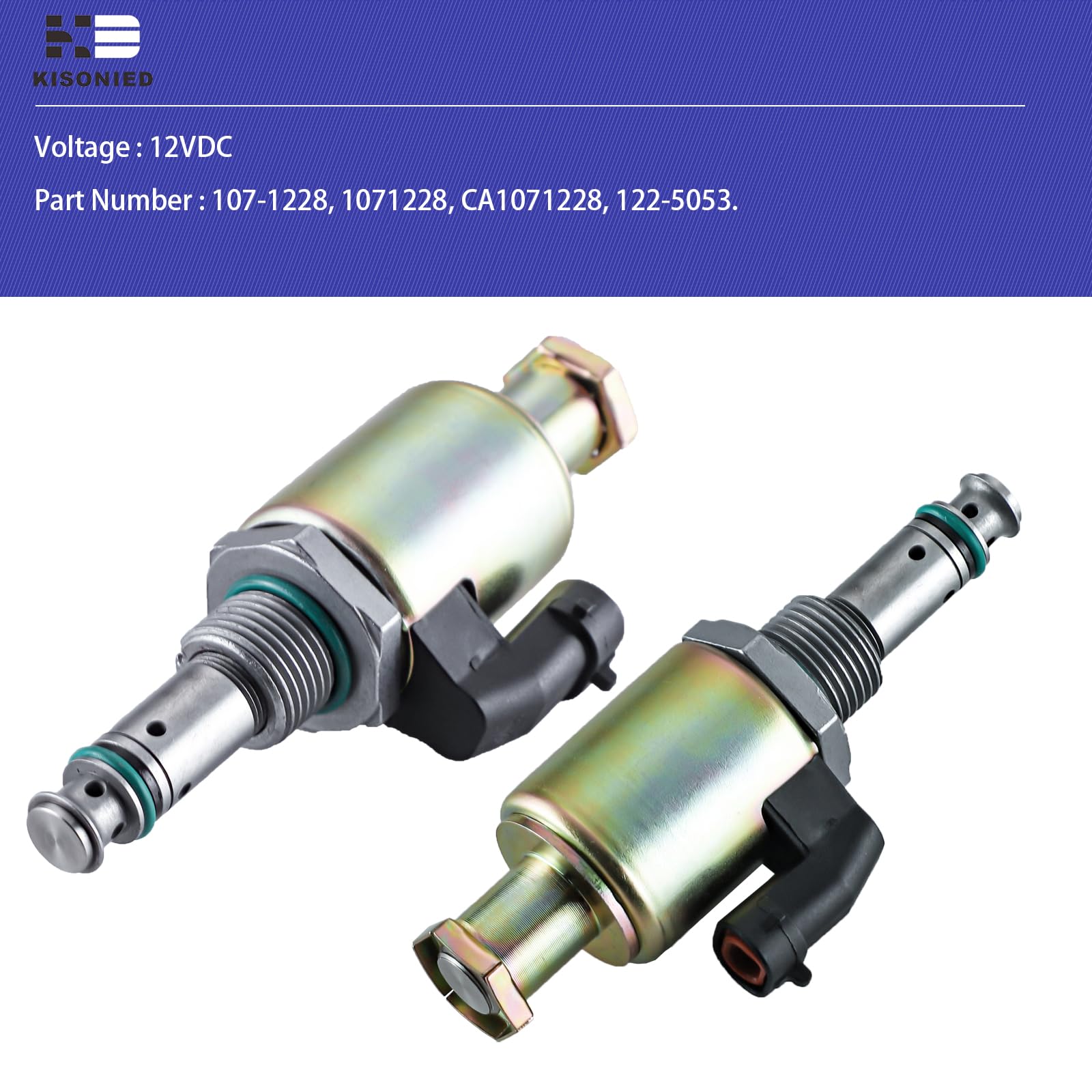 122-5053 Regulator ciśnienia wtryskiwacza paliwa 107-1228 IPR Elektromagnes zaworu do silnika Caterpillar 3116 3126 3126B 3126E Koparki 322C 325C 12V