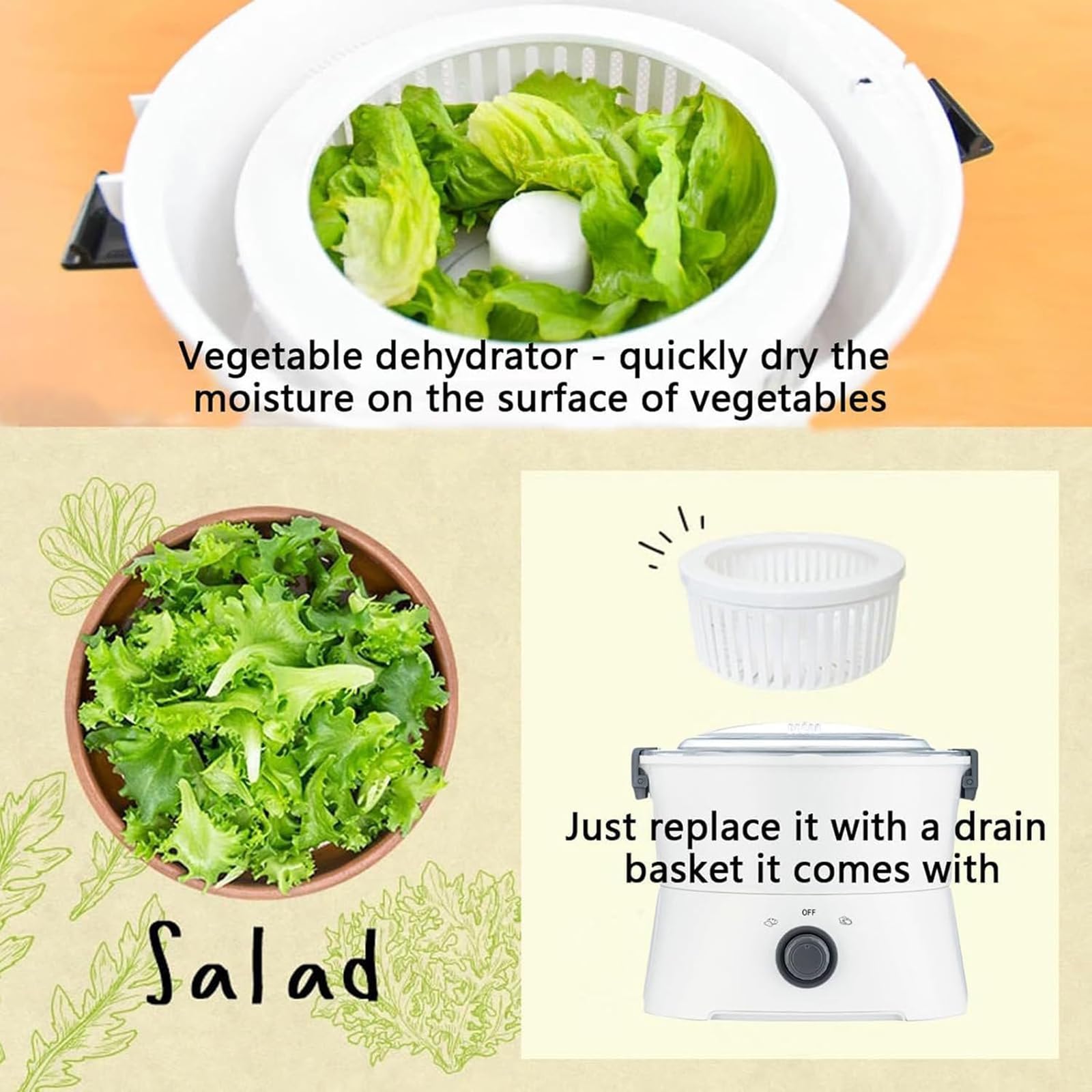 Pelador eléctrico de patatas, máquina giratoria automática de acero inoxidable, fácil de pelar verduras de cocina