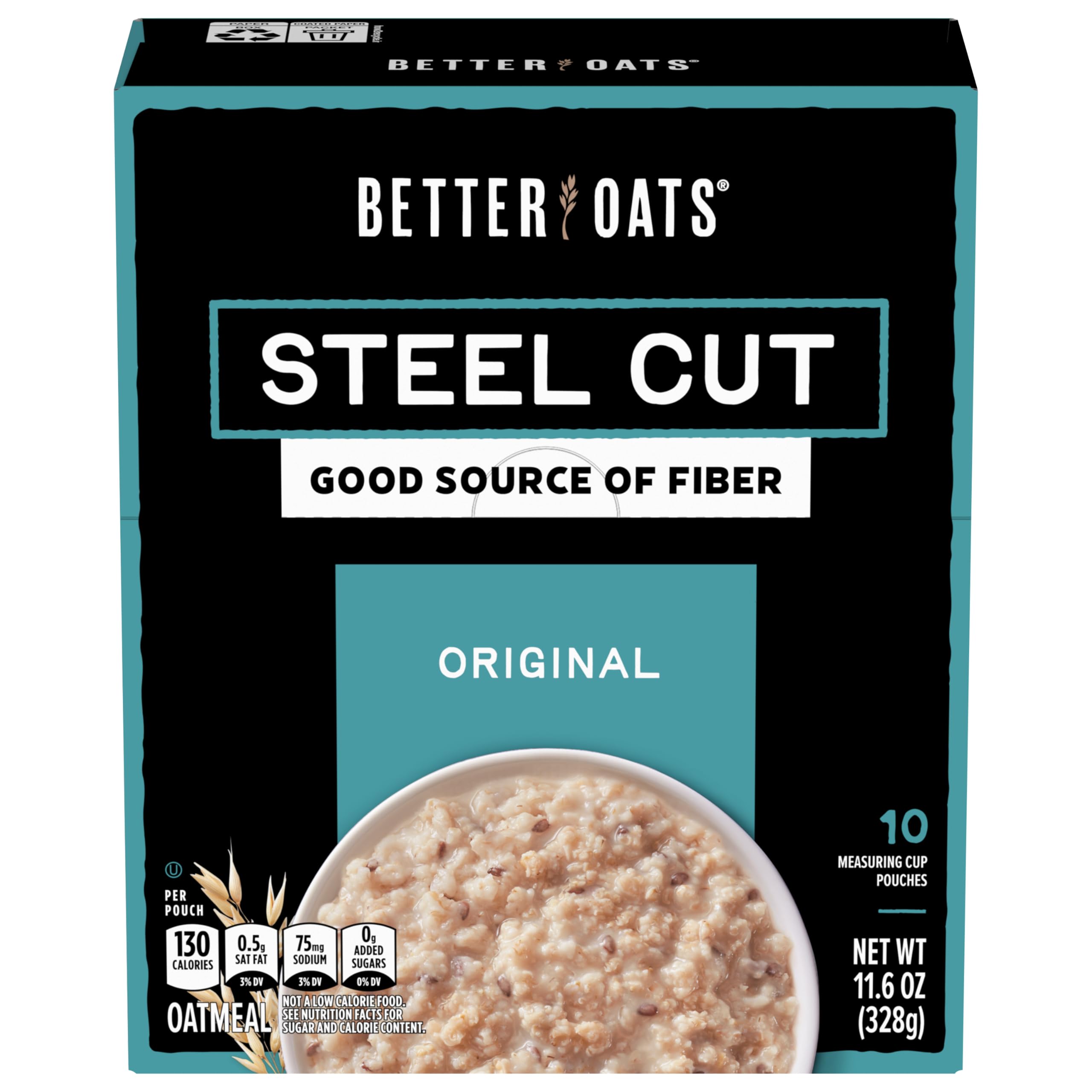 Better Oats Classic Steel Cut Oats Wxflax (6x11.6 Oz)