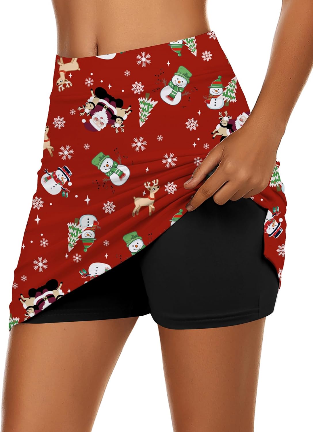 Ekouaer Women's Active Performance Skort Lightweight Skirt for Running Tennis Golf Workout Sports - Image 3