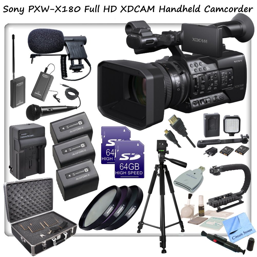 Buy Sony PXWX180 Full HD XDCAM Handheld Camcorder w/ CS Reality TV