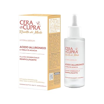 CERA DI CUPRA Hyaluronic Acid Concentrated Serum - Hydrating and Tightening Face Skin Care Formula 1.01 Fl Oz / 30 ml