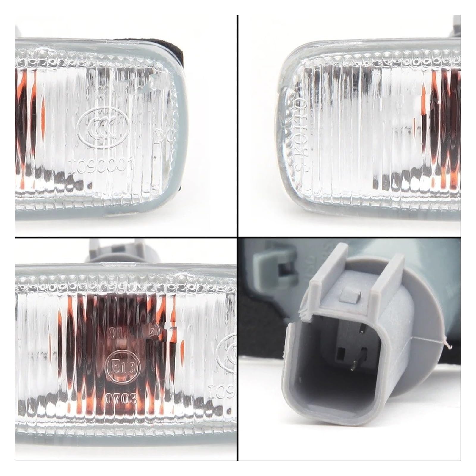 Indicatori Direzione laterali LED Indicatore Direzione Laterale Per JEEP Per Patriot Luce Segnalazione Laterale Luce Segnalazione Parafango LED Dinamico(L)