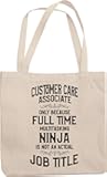 Make Your Mark Design Customer Care Associate Cool Reusable Tote Bag for Sales Associate