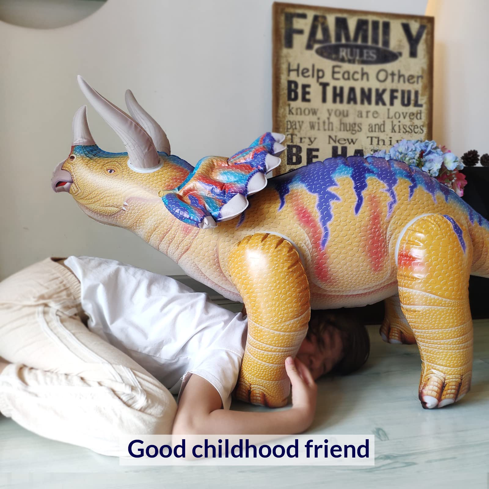 Amazon | HOHQB 空気注入式 恐竜 おもちゃ ジュラ紀の誕生日パーティー