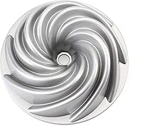 Vista 4 de Tosnail Molde para tartas estriado antiadherente de 9 pulgadas, molde redondo para tartas especiales y novedosas