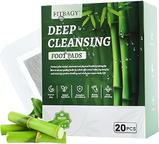 Foot Pads Deep Cleansing Premium Bamboo for Better Sleep Patches Stress Foot Health Relief Items (20PCS)