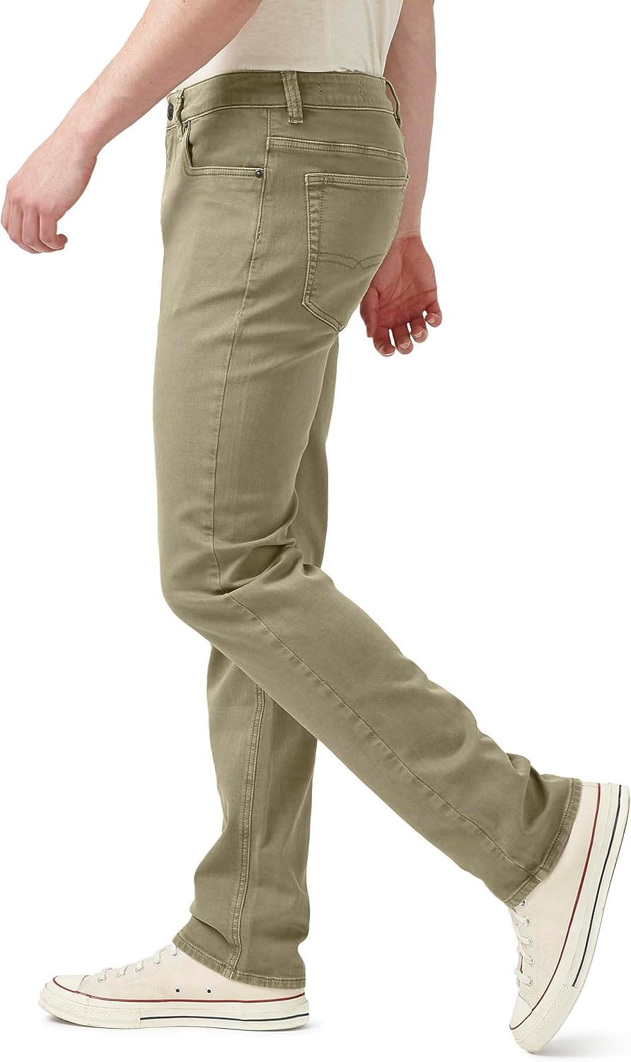 Buffalo David Bitton Mens Non-Denim Straight Leg Six French Terry Pants with Cotton Blend Stretch - Image 5