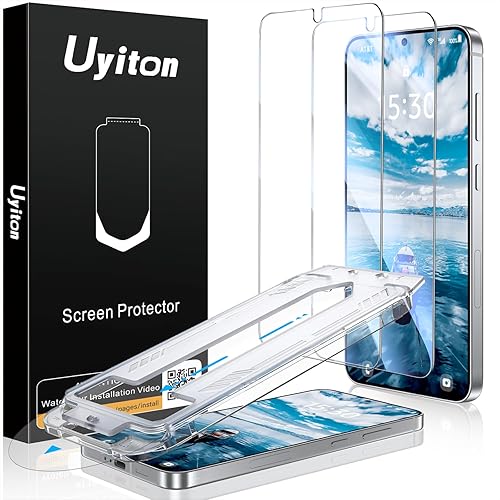 Vista 25 de Uyiton UnBreak-Glass para Samsung Galaxy S25 Ultra Protector de Pantalla Mate, [Soporte Ultrasónico de Huellas Digitales][Anti-Resplandor][Vidrio