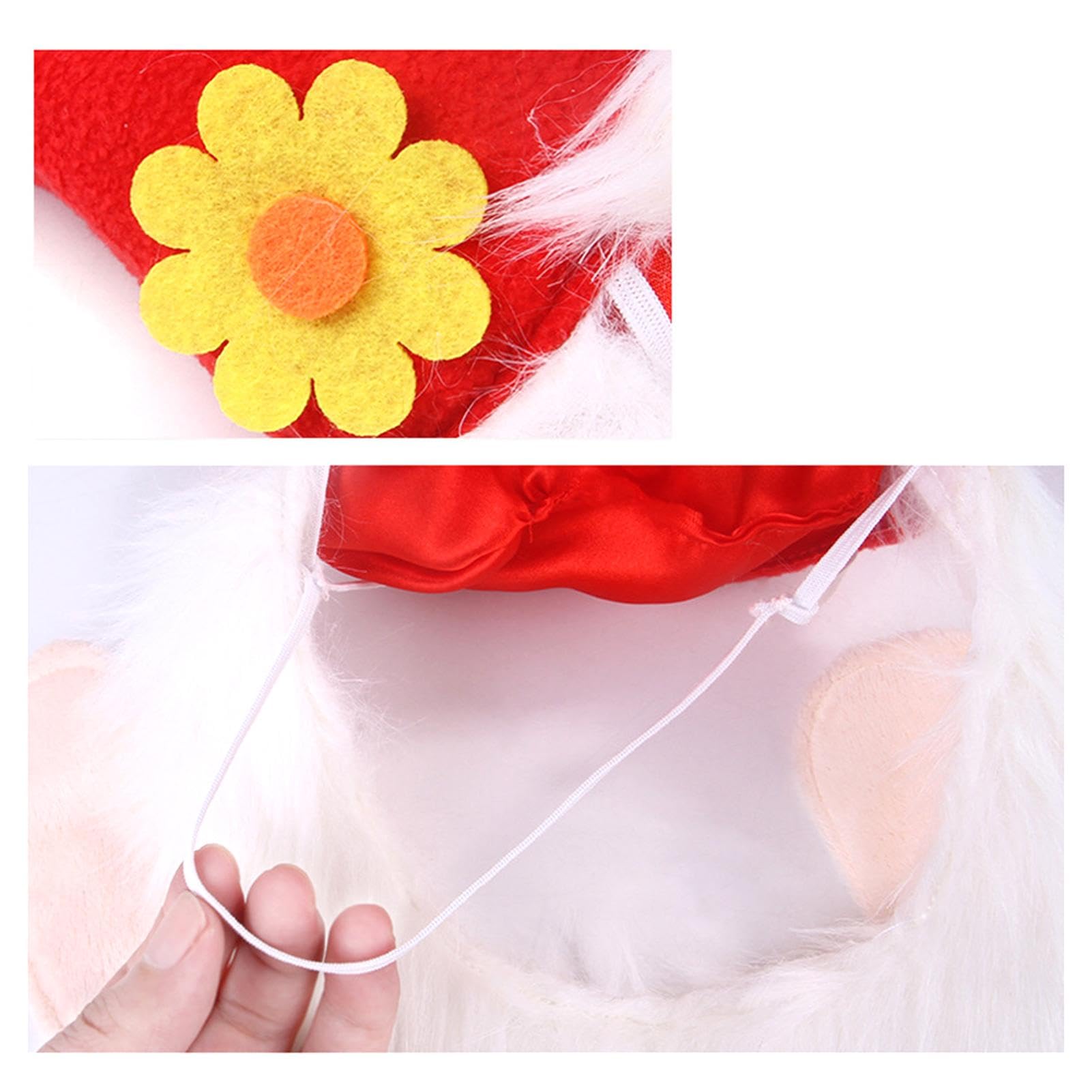 Amazon | 犬のサンタクロースの帽子、犬のサンタ帽子 - 犬用サンタ帽子