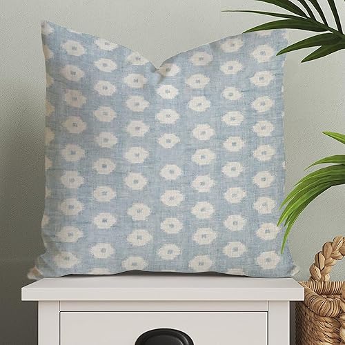 Vista 694 de ArogGeld Chinoiserie - Fundas de almohada escénicas asiáticas, estilo asiático, funda de almohada azul y verde Kelly, funda de cojín para decoración