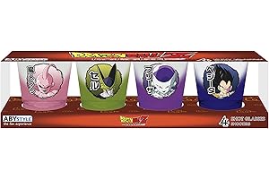 ABYSTYLE Dragon Ball Z Kakarot Villains Shot Glass 4-Pc. Set
