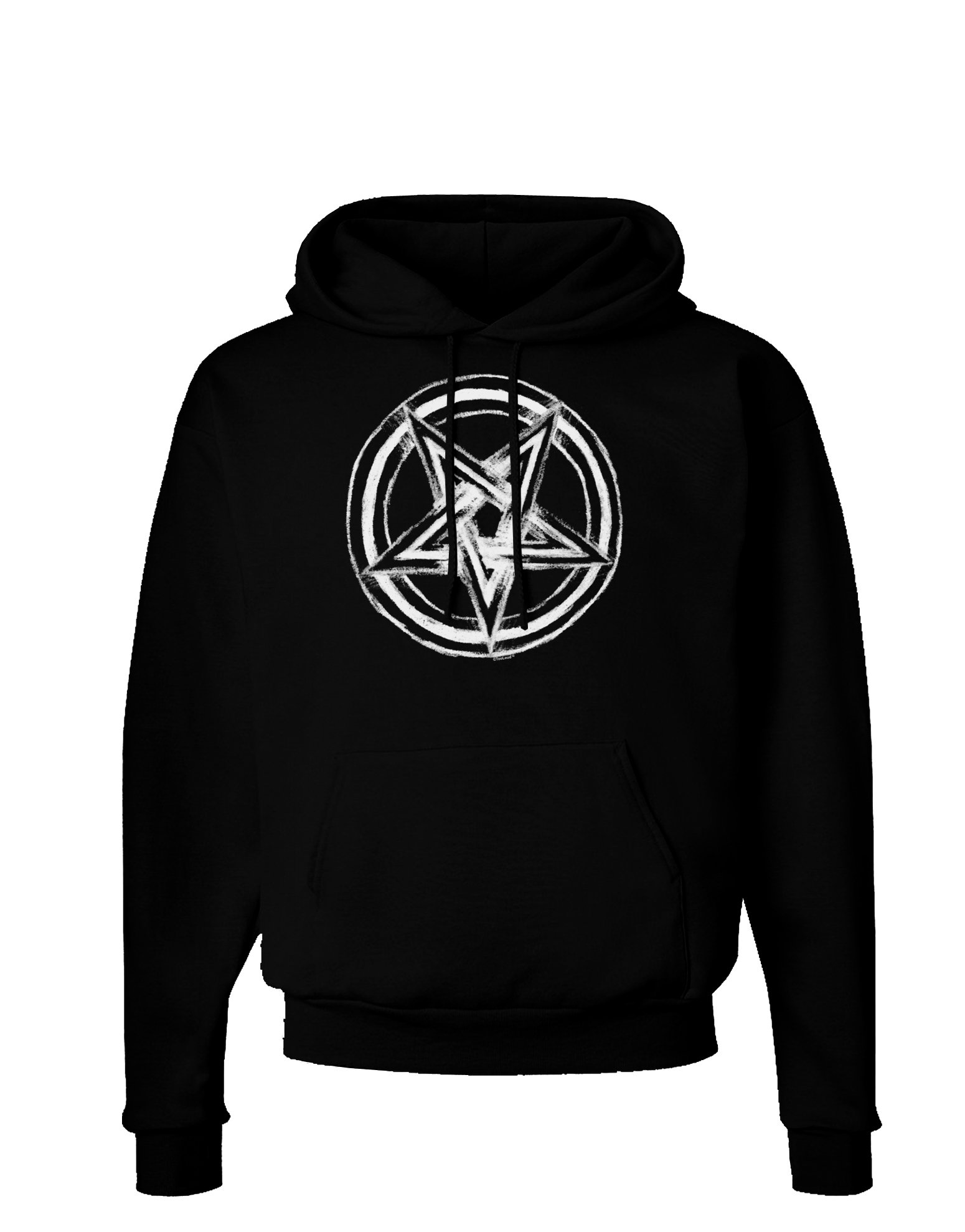 TOOLOUD Inverted Pentagram Death Metal Star Dark Hoodie Sweatshirt