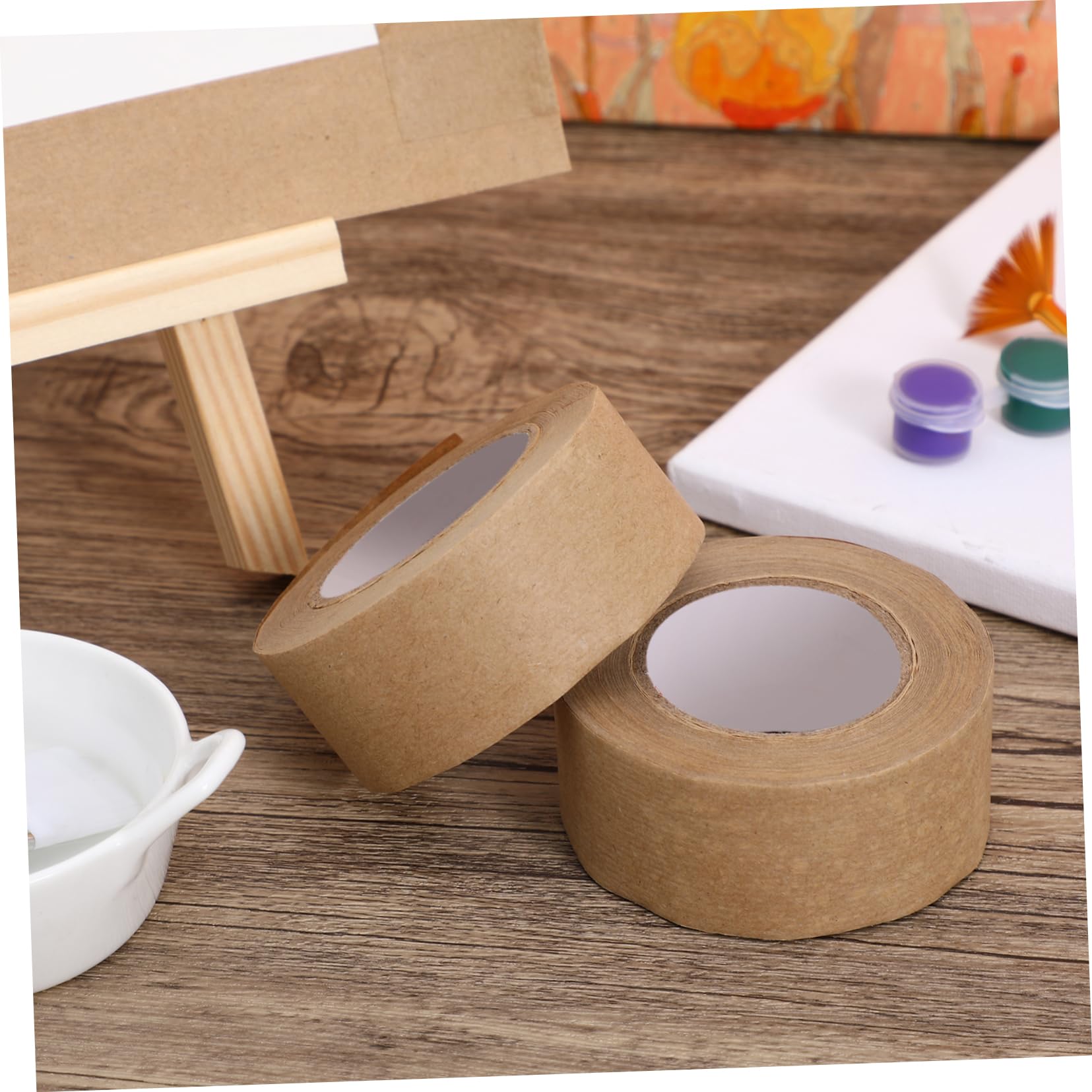 Artibetter 8rollen Wasseraktiviertes Klebeband Für Bilderrahmen Selbstklebendes Reißfestes Tape Für Kunstbewahrung Verpacken Von Bildern Wasserlösliches Klebeband Für Kreative Projekte