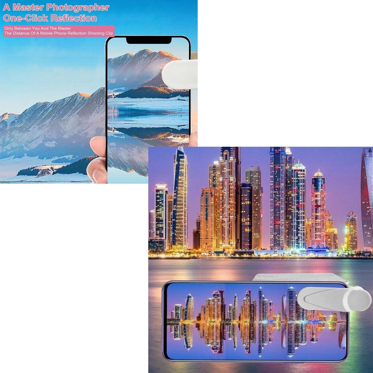 Smartphone Caméra Miroir Réflexion Clip Kit Pour Tous Les Modèles De Téléphone Avec Durable Pour Les Photographes Matériaux Photographie Outil