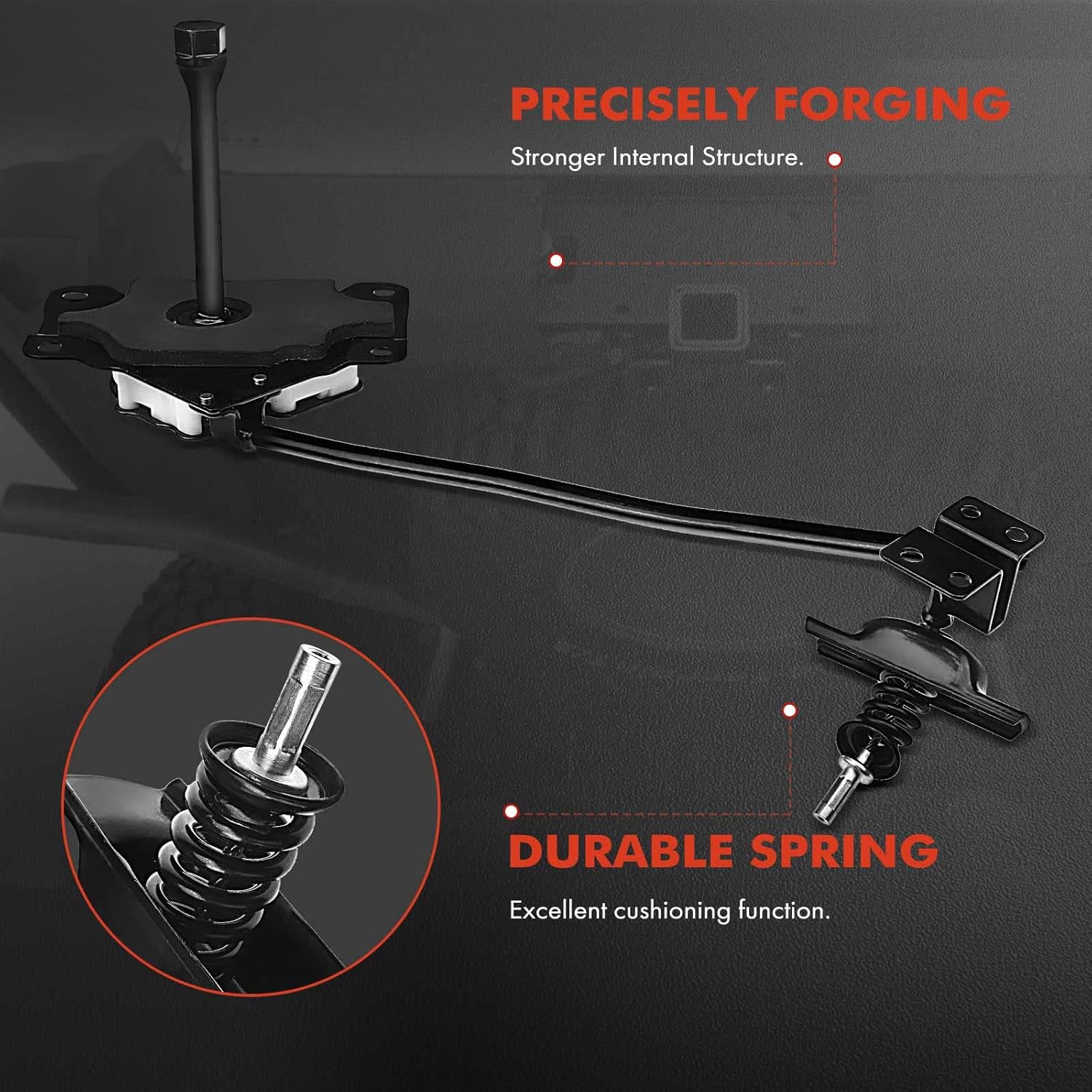 A-Premium Spare Tire Wheel Winch Compatible with Hyundai Santa Fe 2006-2008 Sport Utility