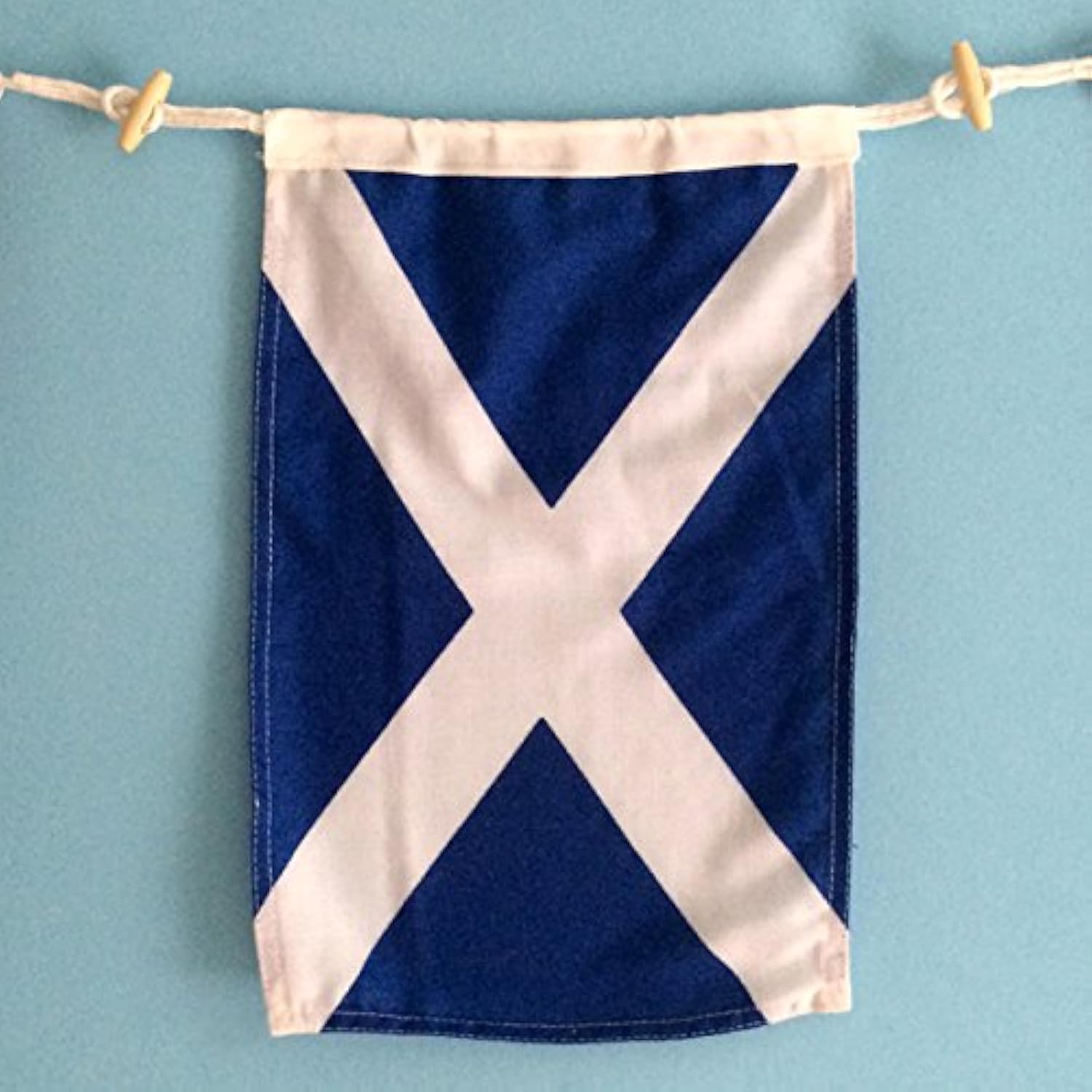 Nautical Signal Flag 10" x 15" - Indoor/Outdoor Use - Double Stitch Construction with Wooden Toggle & Cordage Loop - Spell Names, Dates & Coordinates - Maritime Alphabet Flags for Boats