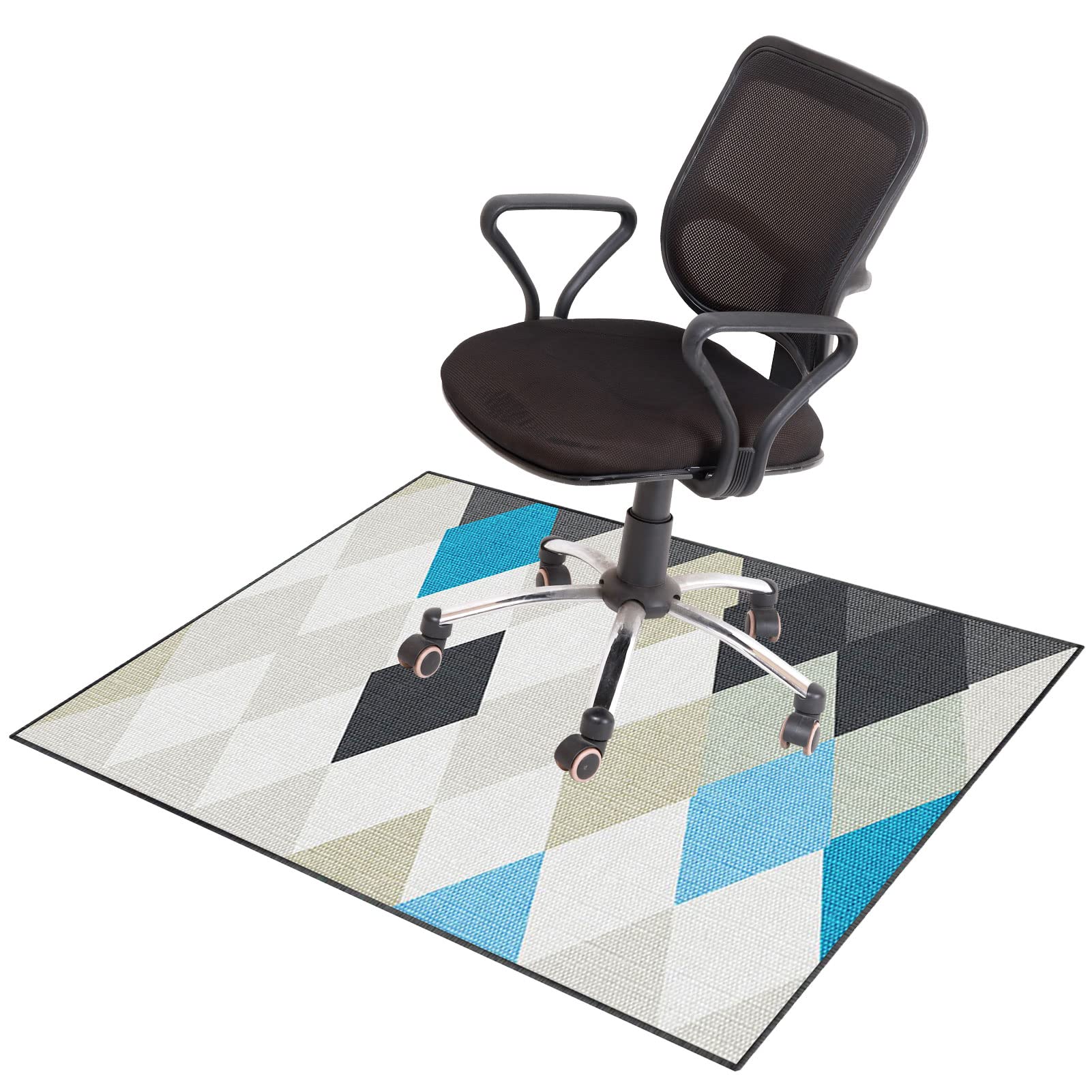 EYZO 140 × 180 cm Office Chair Mat For Hardwood Floor Mat For Carpeted Floor Protector Mat For Desk Chair Computer Chair Mat Protector Chair Carpet For Home And Office Protects Floors Anti-skidding
