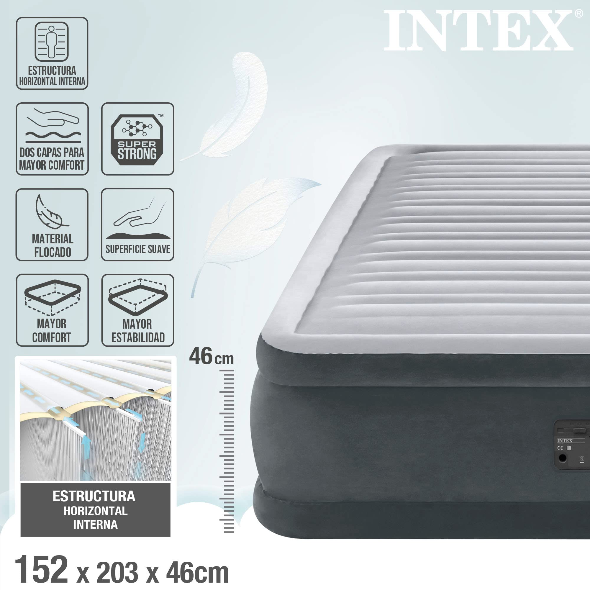 Intex Fiber-Tech Comfort-Plush
