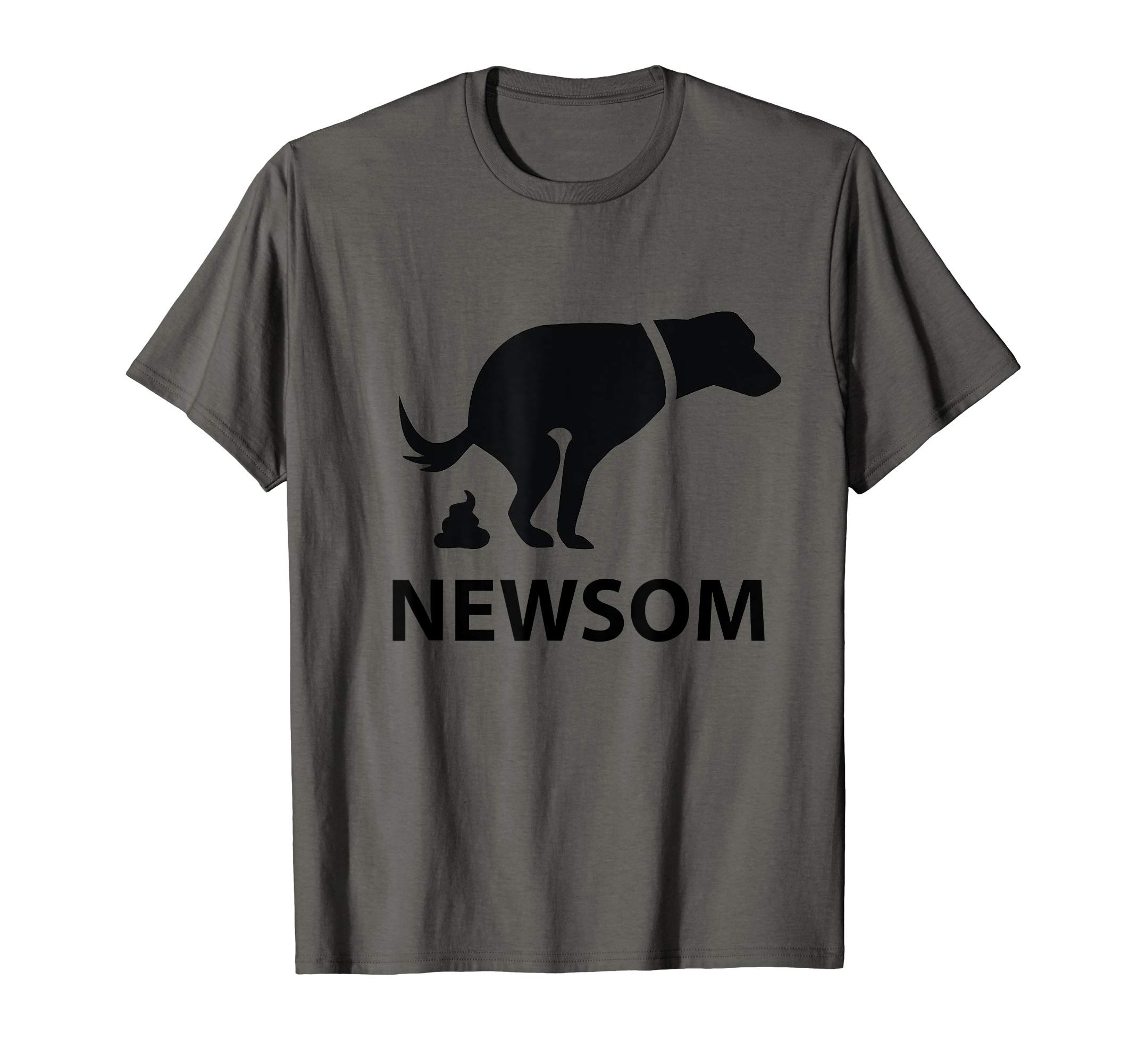 Dog Pooping on Gavin Newsom.Recall Gavin Newsom T-ShirtOEKO-TEX STANDARD 100