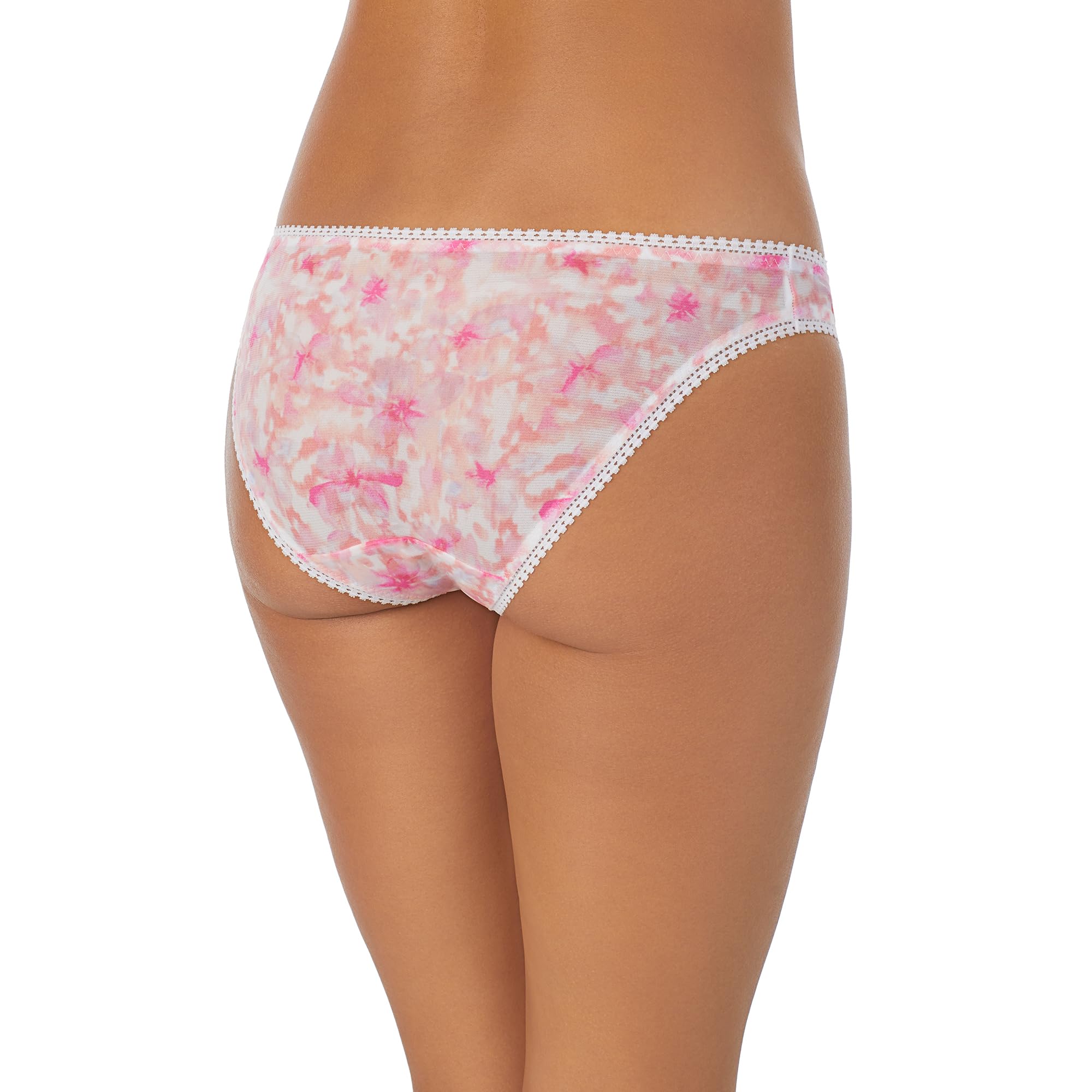 OnGossamer Womens Gossamer Mesh Printed Hip BikiniBikini Style Underwear